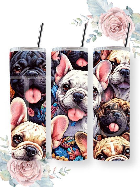 French bulldogs (multiple designs)