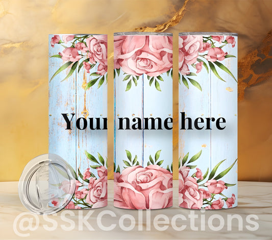 Wooden Florals Personalised