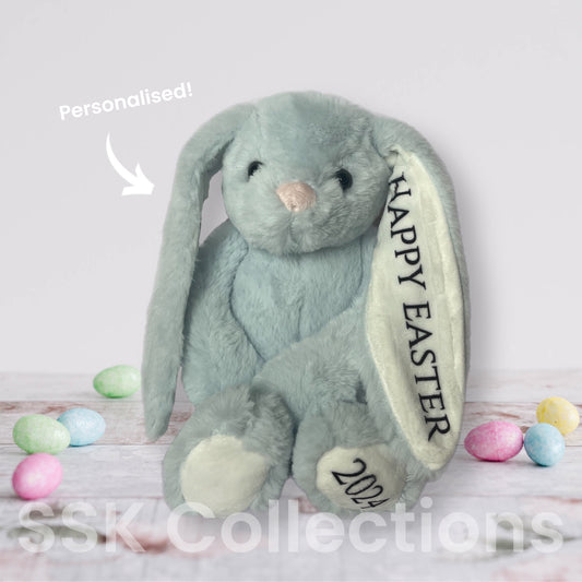 Personalised Blue Bunny